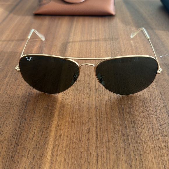 RayBan Gold Aviators - Picture 2 of 4